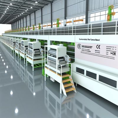 강력한 압축 강도를 가진 방습 맞춤형 섬유 시멘트 보드 생산 라인