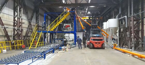 전압 380v 자동 가구 XPS 단열 타일 뒷판 생산 라인