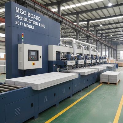 Cutting MgO Board Production Line Featuring 2017 Year Model and Adjusted Product Colour for Durable Board Manufacturing